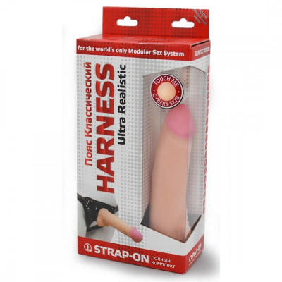 Фаллоимитатор на трусиках в подарочной упаковке Harness арт. 732103
