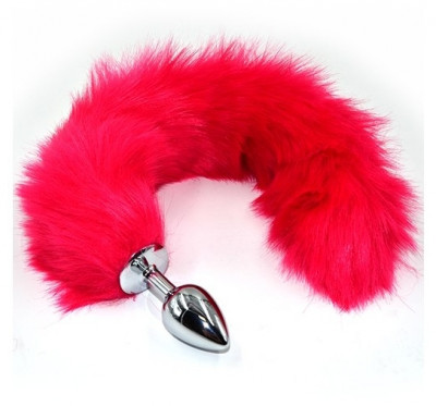 Анальный стимулятор с красным хвостом арт. X07M43R