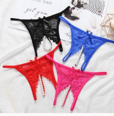 Трусы жемчуг черные арт. 330887