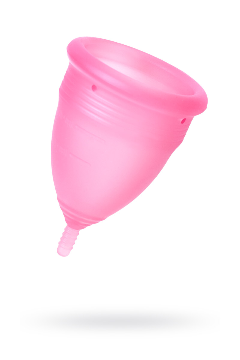 Менструальная чаша Штучки-Дрючки, силикон, розовый, L арт. 690051