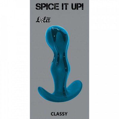 Анальная пробка анатомической формы с гибким ограничителем Spice It Up Lola Toys арт. 8013-03lola