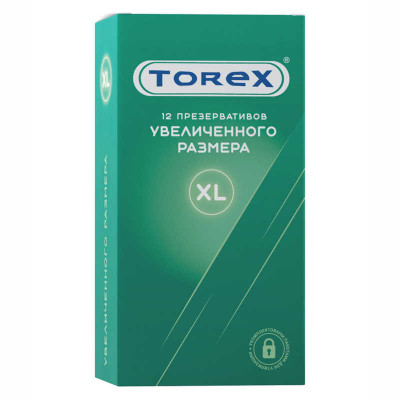 Презервативы увеличенного размера TOREX, 12 шт арт. 00912