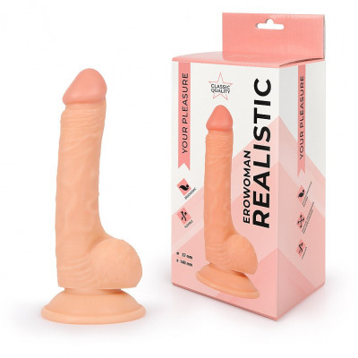 Фаллоимитатор с присоской арт. ER-30057