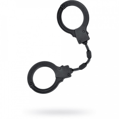 Силиконовые наручники A-Toys by TOYFA, силикон, черные, 33 см арт. 766002