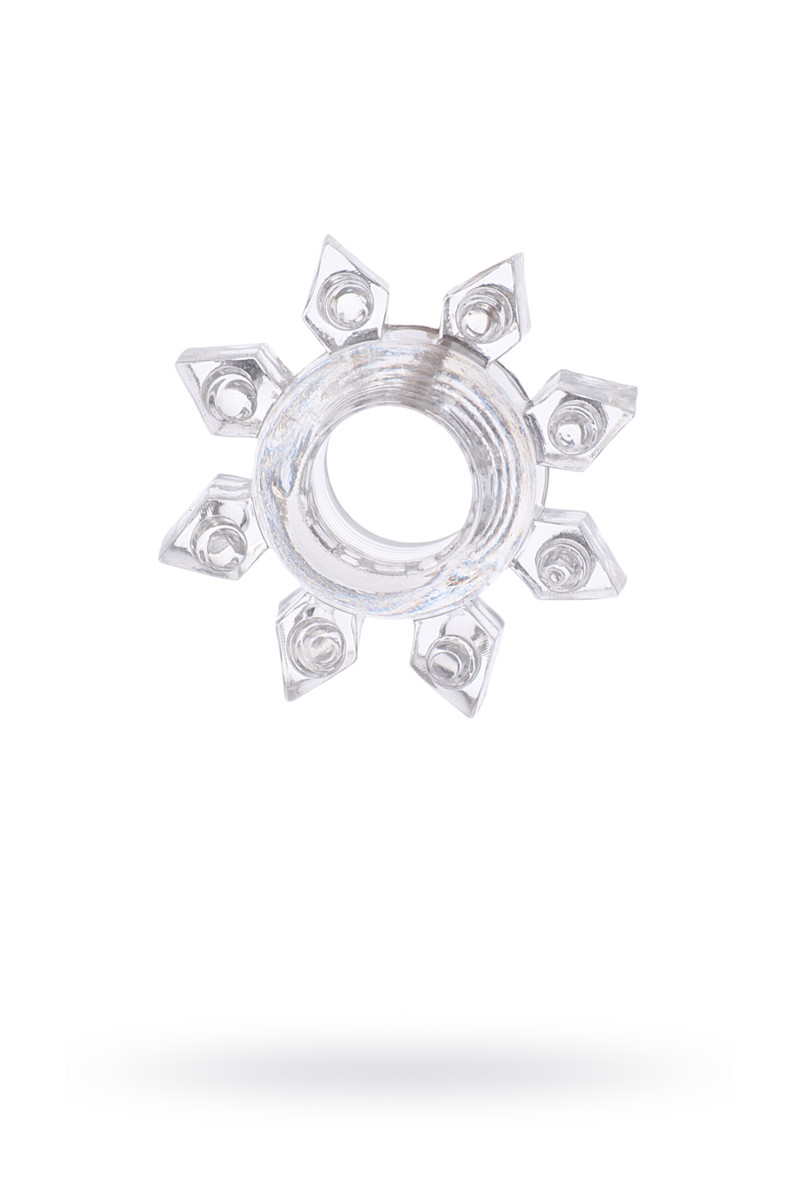 Эрекционное кольцо на пенис TOYFA, TPE, прозрачный арт. 818002-1