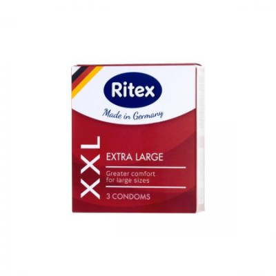 Презервативы УВЕЛИЧЕННОГО РАЗМЕРА RITEX XXL, 3 шт