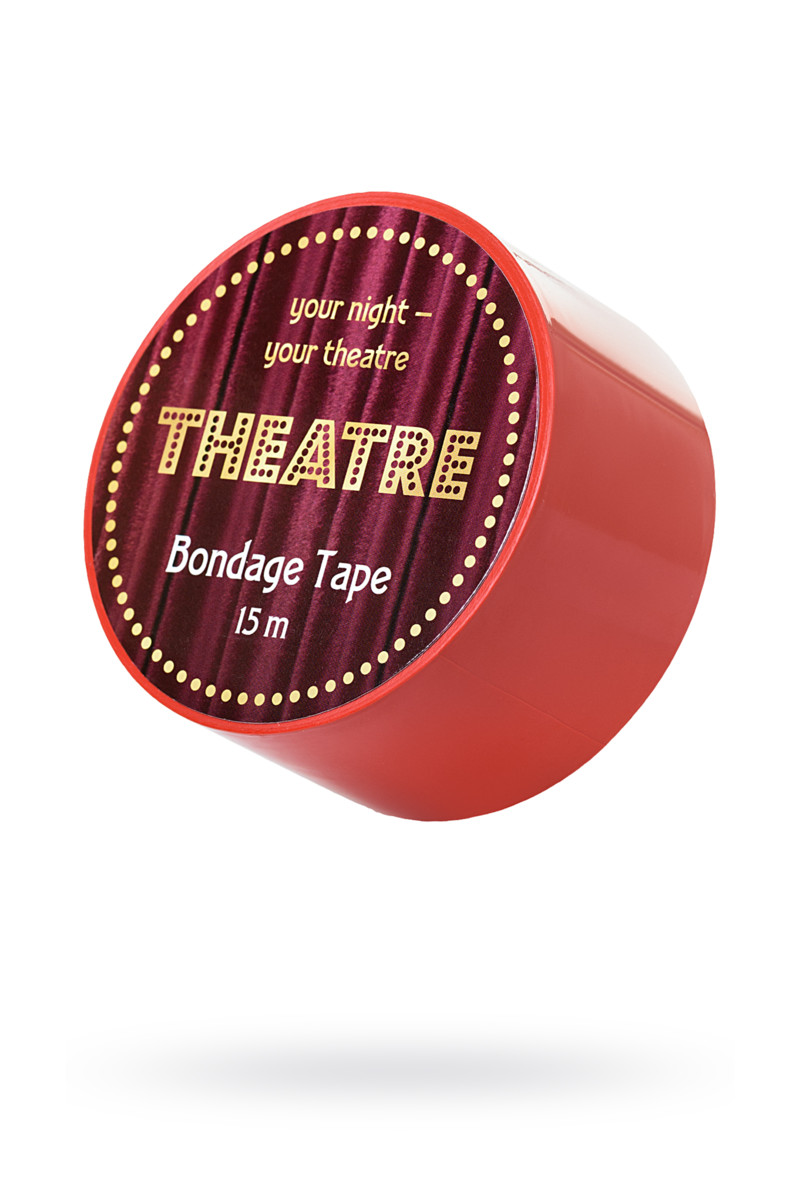 Бондажный скотч TOYFA Theatre, красный, 15 м. арт. 704026
