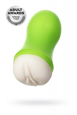 Мастурбатор TOYFA  A-Toys Crista, вагина, зеленый/телесный, 14 см арт. 763006