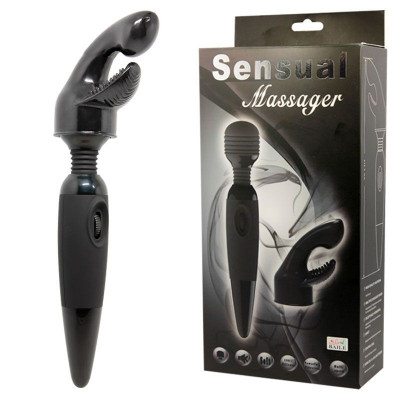 Вибромассажер со сменной насадкой на головку Sensual Massager Baile арт. BW-055011