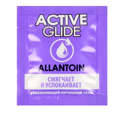 Увлажняющий интимный гель "ACTIVE GLIDE ALLANTOIN", 3 г арт. LB-29006t