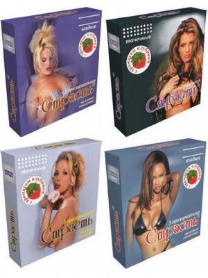 Презервативы СТРАСТЬ, 3 шт