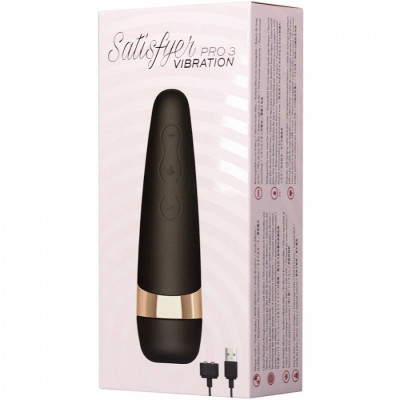 Вакуум-волновой бесконтактный стимулятор клитора Satisfyer Pro 3 Vibration арт. 016532SA