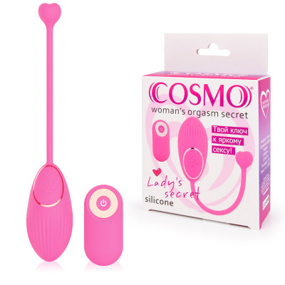 Виброяйцо ребристое из силикона на пульте ДУ Cosmo арт. CSM-23143