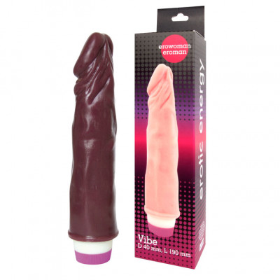 Фаллоимитатор с вибрацией REALISTIC COCK VIBE арт. EE-10048 brown
