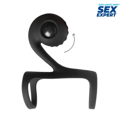 Насадка на член с виброулиткой Sex Expert арт. SEM-55229