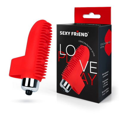 Вибронасадка на палец Sexy Friend Love Play арт. SF-40202