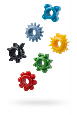 Набор цветных колец для члена Set TOYFA Top Pleasure Ring арт. 888200