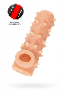 Насадка реалистичная с подхватом мошонки и открытой головкой Kokos Nude Sleeve арт. NS 006-L