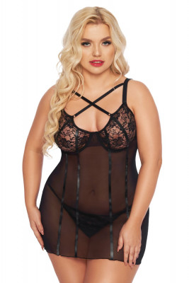 Ночная сорочка и стринги SoftLine Collection Cornelia, XXL арт. 189619