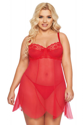 Ночная сорочка и стринги SoftLine Collection Carla, XL арт. 189534